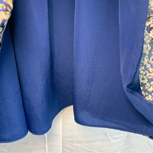 J. Crew Navy Floral Spaghetti Strap Swing Dress, size 0 - Picture 9 of 13